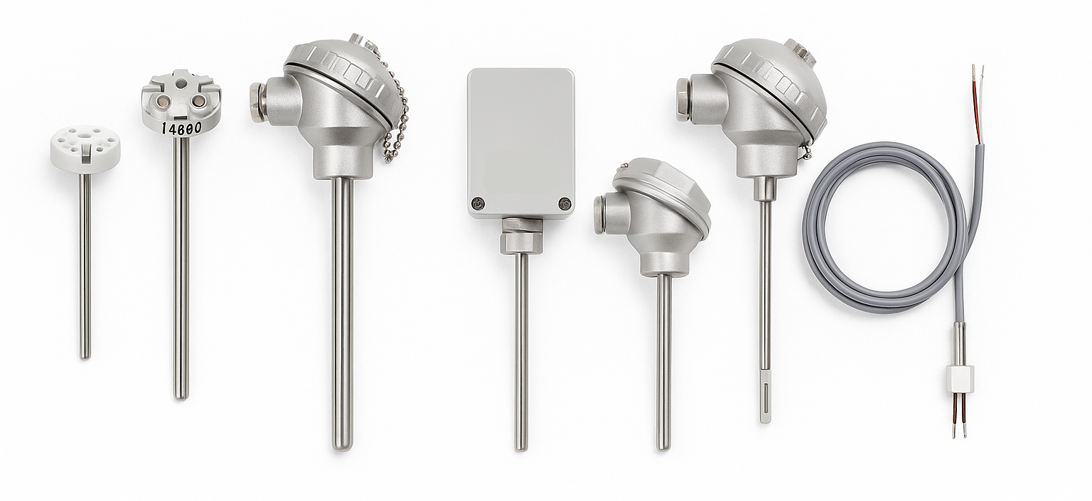 Termorresistencias PT100 PT1000 RTD industriales clase A B medición temperatura precisión Argentina